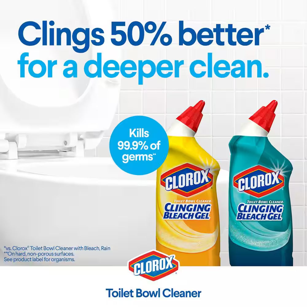 Plus Tilex 32 Oz. Mold and Mildew Remover and 32 Oz. Toilet Bowl Clinging Bleach Gel Bundle