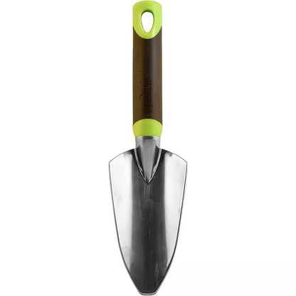 5 In. Polypropylene Handle DIG Aluminum Ergonomic Garden Hand Trowel in Green