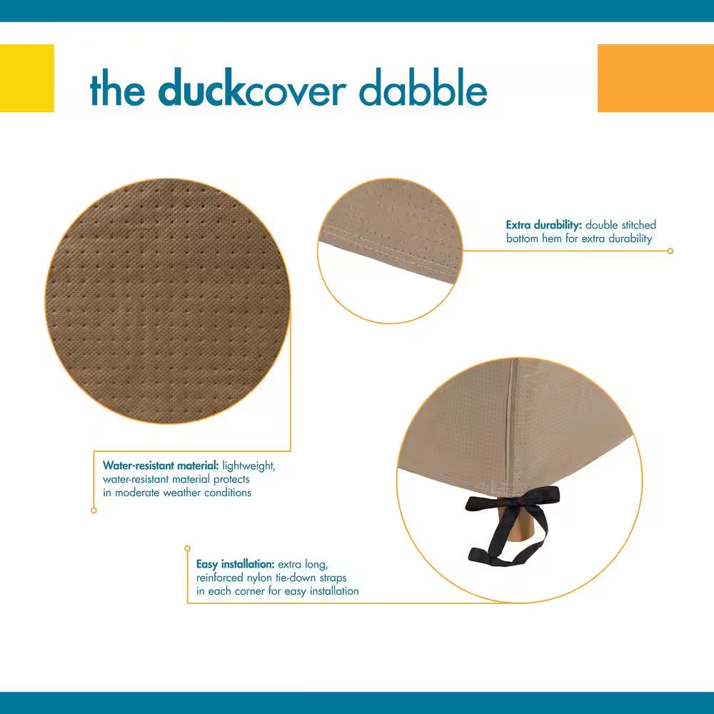Duck Covers Essential 29 In. Dia X 40 In. H Ceramic Grill Cover in Latte
