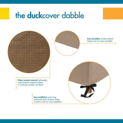 Duck Covers Essential 29 In. Dia X 40 In. H Ceramic Grill Cover in Latte