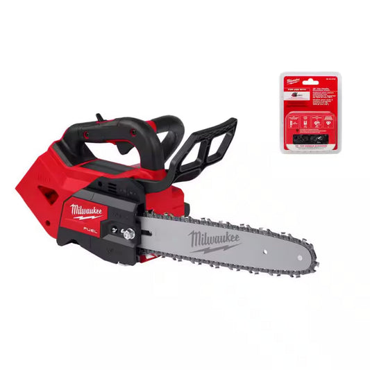 M18 FUEL 12 In. Top Handle 18-Volt Lithium-Ion Brushless Cordless Chainsaw (Tool-Only) W/12 In. Chainsaw Chain