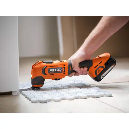 18V Cordless 8-Tool Combo Kit with 2.0 Ah Battery, 4.0 Ah Battery, and Charger