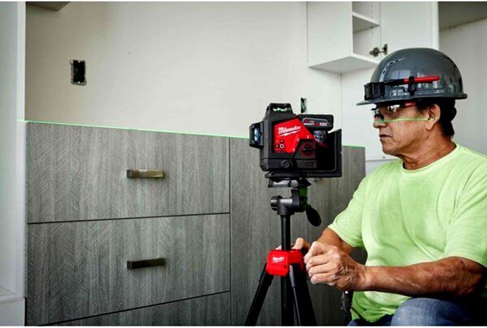 Milwaukee 48-35-1411 72-Inch Aluminum Tripod with 1/4" - 20" Pan-Tilt Head – Durable & Versatile