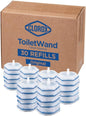 Toiletwand Disinfecting Refills, Disposable Wand Heads, 30 Count (Package May Vary)