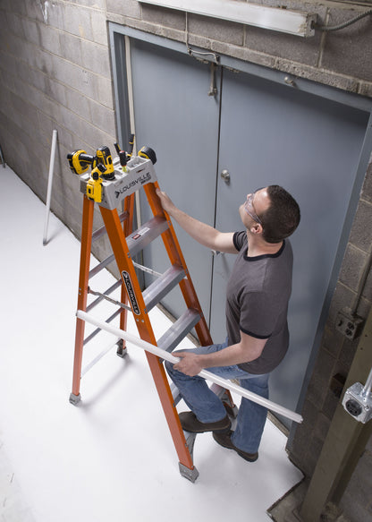 12-Foot Fiberglass Step Ladder, 300-Pound Load Capacity, Type IA, FS1512