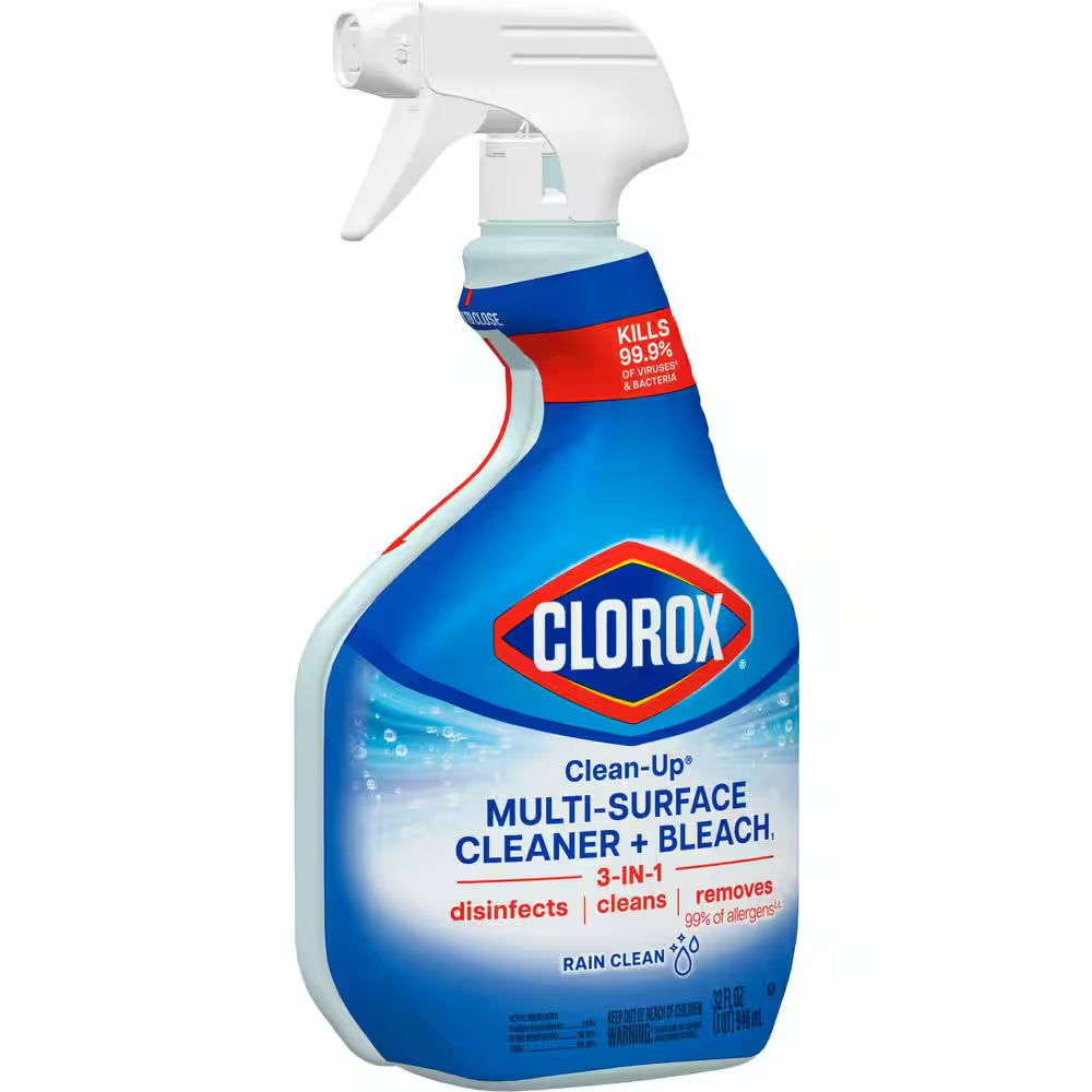Clean-Up 32 Oz. Rain Clean Scent All-Purpose Cleaner with Bleach Spray (3-Pack)