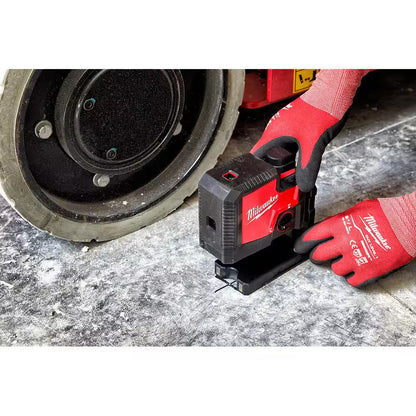 Green 100 Ft. 3-Point Rechargeable Laser Level with REDLITHIUM Lithium-Ion USB Battery and Charger