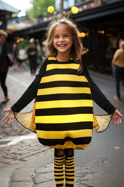 Bumblebee Kids Costumes Funny Animal Halloween Costumes