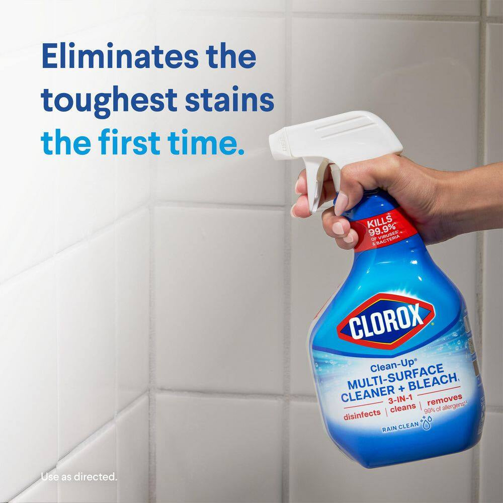 Clean-Up 32 Oz. Rain Clean Scent All-Purpose Cleaner with Bleach Spray (3-Pack)