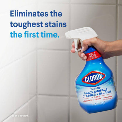 Clean-Up 32 Oz. Rain Clean Scent All-Purpose Cleaner with Bleach Spray (3-Pack)