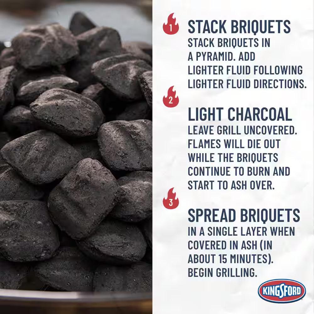 16 Lbs. Original BBQ Smoker Charcoal Grilling Briquettes (4-Pack)