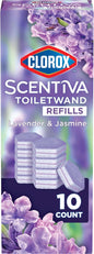 Toilet Wand Scentiva Coconut & Waterlily Refill, 10Ct