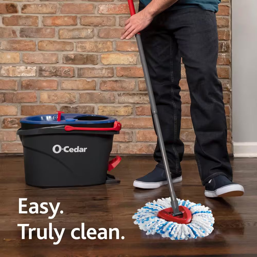 Rinseclean Deep Clean Microfiber Spin Mop, Clean with Clean Water (The Home Depot Exclusive)