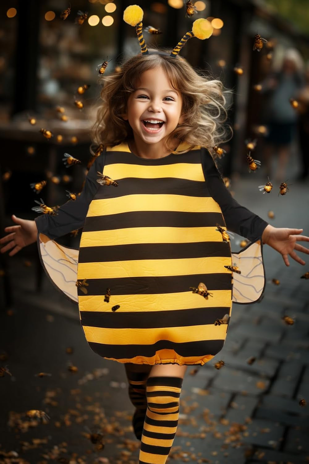 Bumblebee Kids Costumes Funny Animal Halloween Costumes