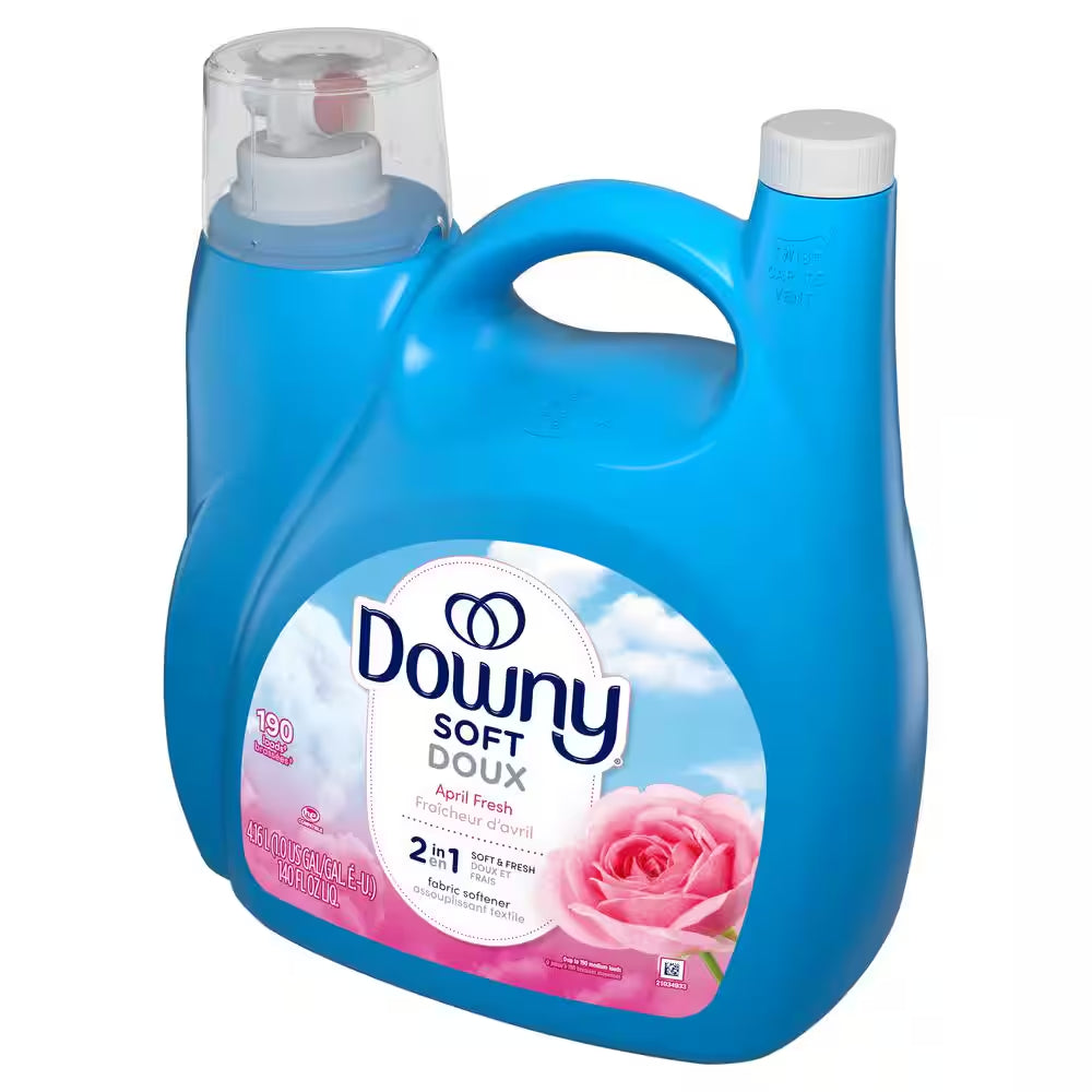 Ultra April Fresh Scent Liquid Fabric Softener, 190-Loads, 140 Fl. Oz.