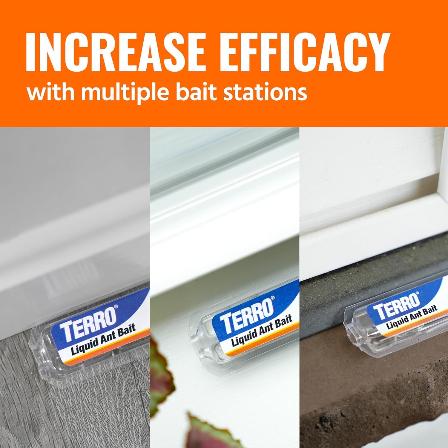 Ant Killer Bait Stations T300B - Liquid Bait to Eliminate Ants - Bait System - 12 Count Stations for Effective Indoor Ant Control