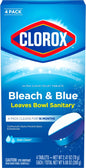 Ultra Clean Toilet Tablets Bleach & Blue, Rain Clean, 4 Ct (Package May Vary)