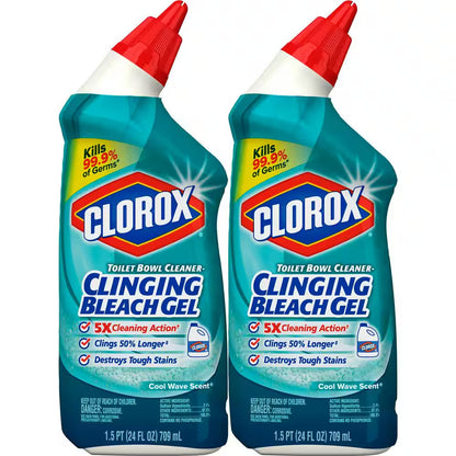 Plus Tilex 32 Oz. Mold and Mildew Remover and 32 Oz. Toilet Bowl Clinging Bleach Gel Bundle
