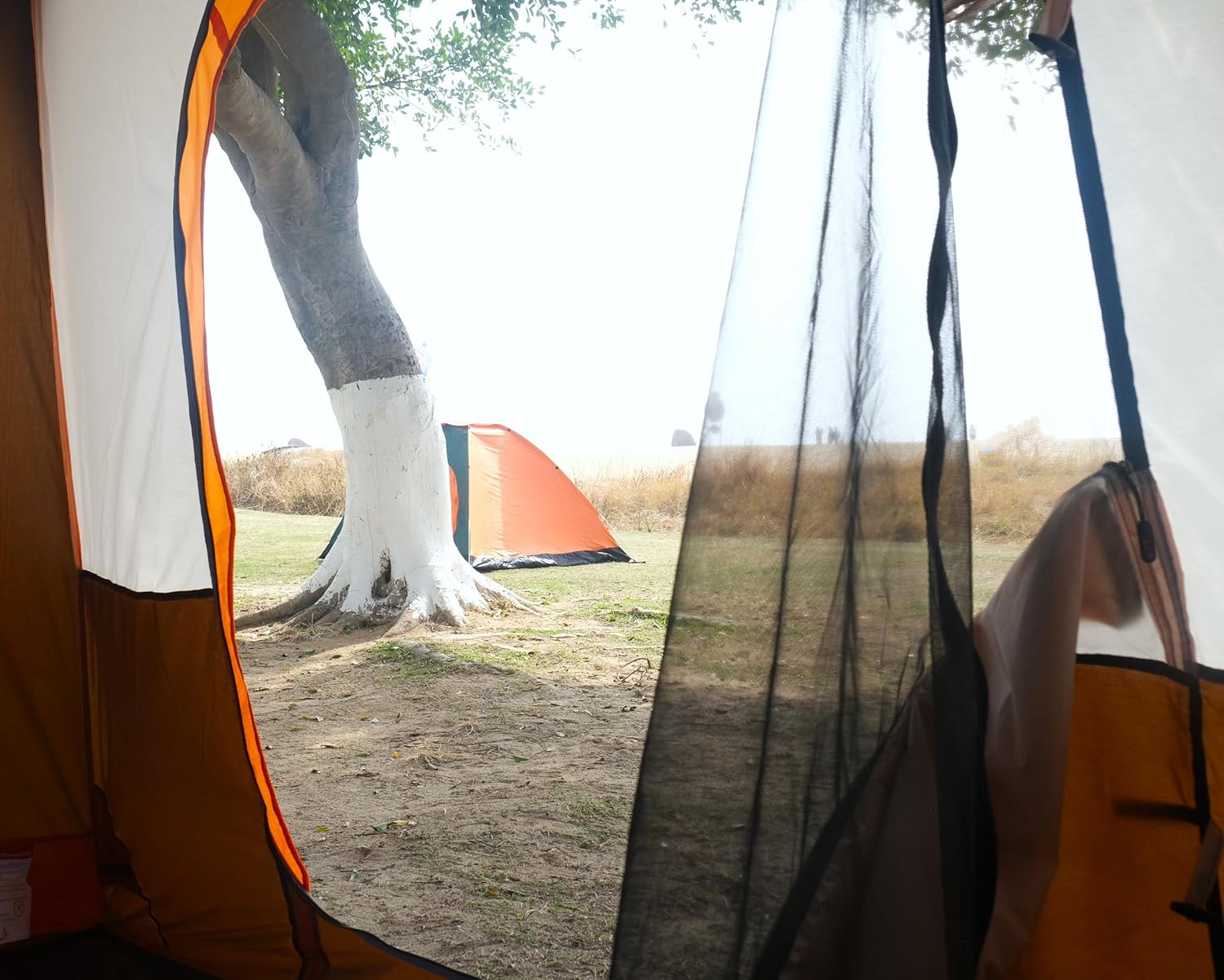 Extra Large Tent 10-12-14 Person(A),Family Cabin Tents,2 Rooms,3 Doors and 3 Windows with Mesh,Straight Wall,Waterproof,Double Layer,Big Tent for Outdoor,Picnic,Camping,Family Gathering