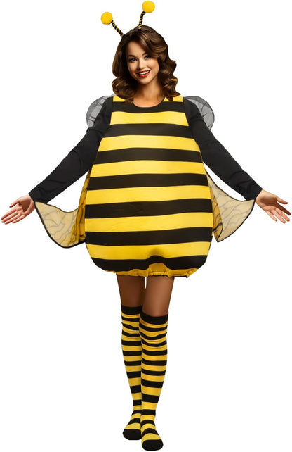 Bumble Bee Costume for Women Funny Animal Halloween Adult Costumes