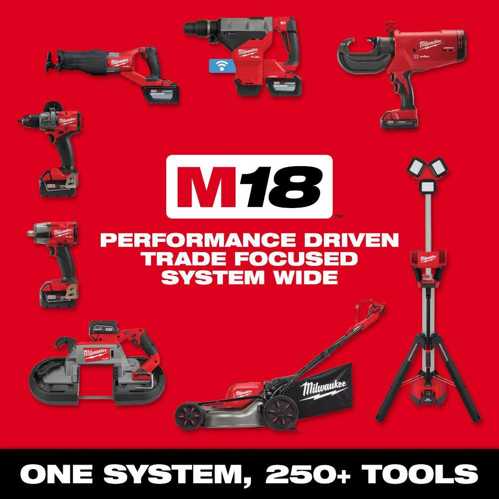 M18 FUEL 18V Lithium-Ion Brushless Cordless 4 Ft. Concrete Pencil Vibrator Kit with 6.0 Ah Battery