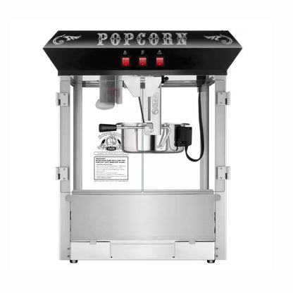 Hot and Fresh 8 Oz. Black Countertop Popcorn Machine