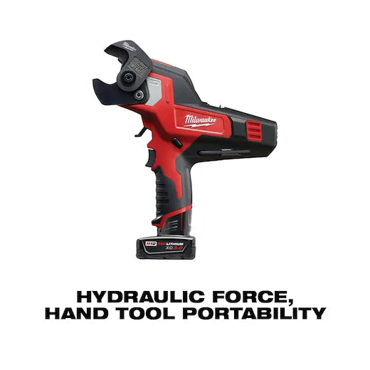 Milwaukee 2472-21XC M12 600 MCM Cable Cutter Kit – High-Performance Cordless Cable Cutting Tool