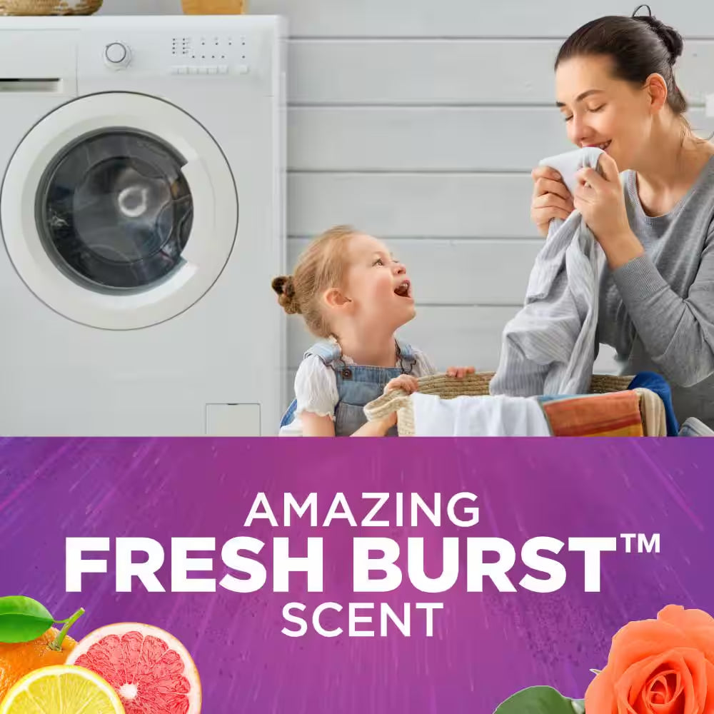 Oxiclean Odor Blasters Fresh Burst Liquid Laundry Detergent, 128-Loads,166.5 Fl.Oz.