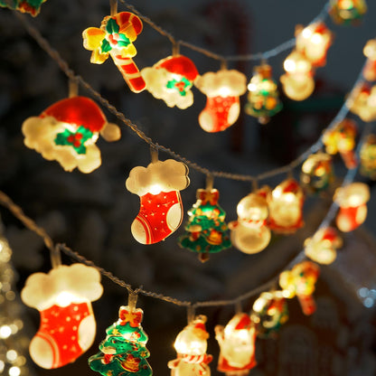 Halloween String Lights Decorations, 9.8FT 20 LED Halloween Fairy Lights, Battery Operated (Not Included) with Timer Function and 8 Flashing Modes, Cute Booday Lights 2025 Home Indoor Decor