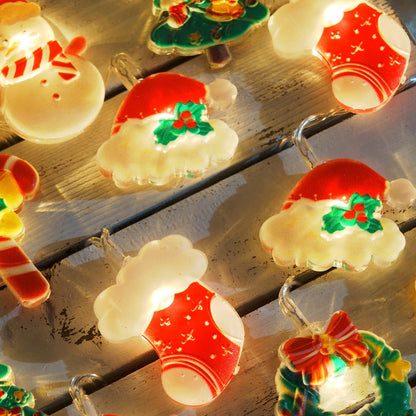 Halloween String Lights Decorations, 9.8FT 20 LED Halloween Fairy Lights, Battery Operated (Not Included) with Timer Function and 8 Flashing Modes, Cute Booday Lights 2025 Home Indoor Decor