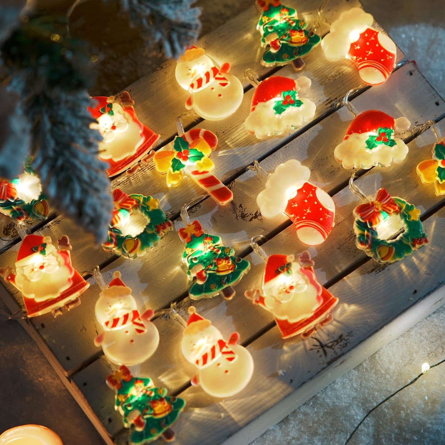 Halloween String Lights Decorations, 9.8FT 20 LED Halloween Fairy Lights, Battery Operated (Not Included) with Timer Function and 8 Flashing Modes, Cute Booday Lights 2025 Home Indoor Decor
