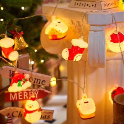 Halloween String Lights Decorations, 9.8FT 20 LED Halloween Fairy Lights, Battery Operated (Not Included) with Timer Function and 8 Flashing Modes, Cute Booday Lights 2025 Home Indoor Decor