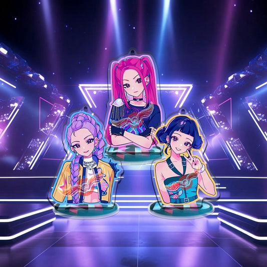 Demon Hunters Girl Group K-Pop Idol Standee – Collectible Fan Merch Display