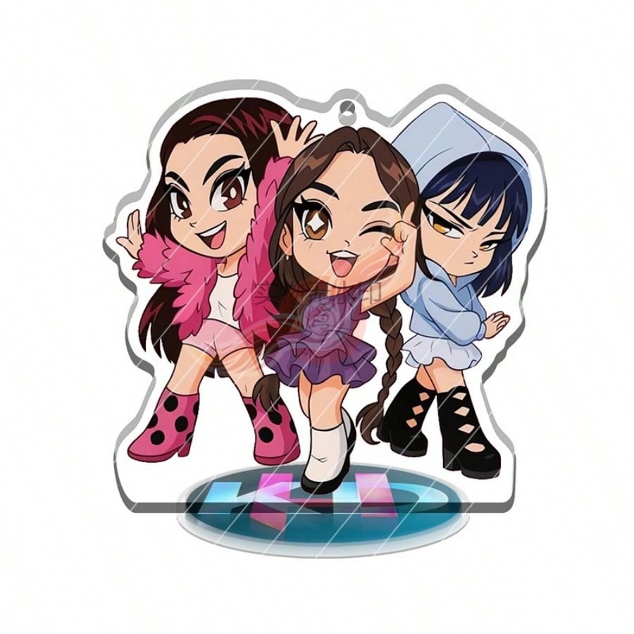 Demon Hunters Girl Group K-Pop Idol Standee – Collectible Fan Merch Display