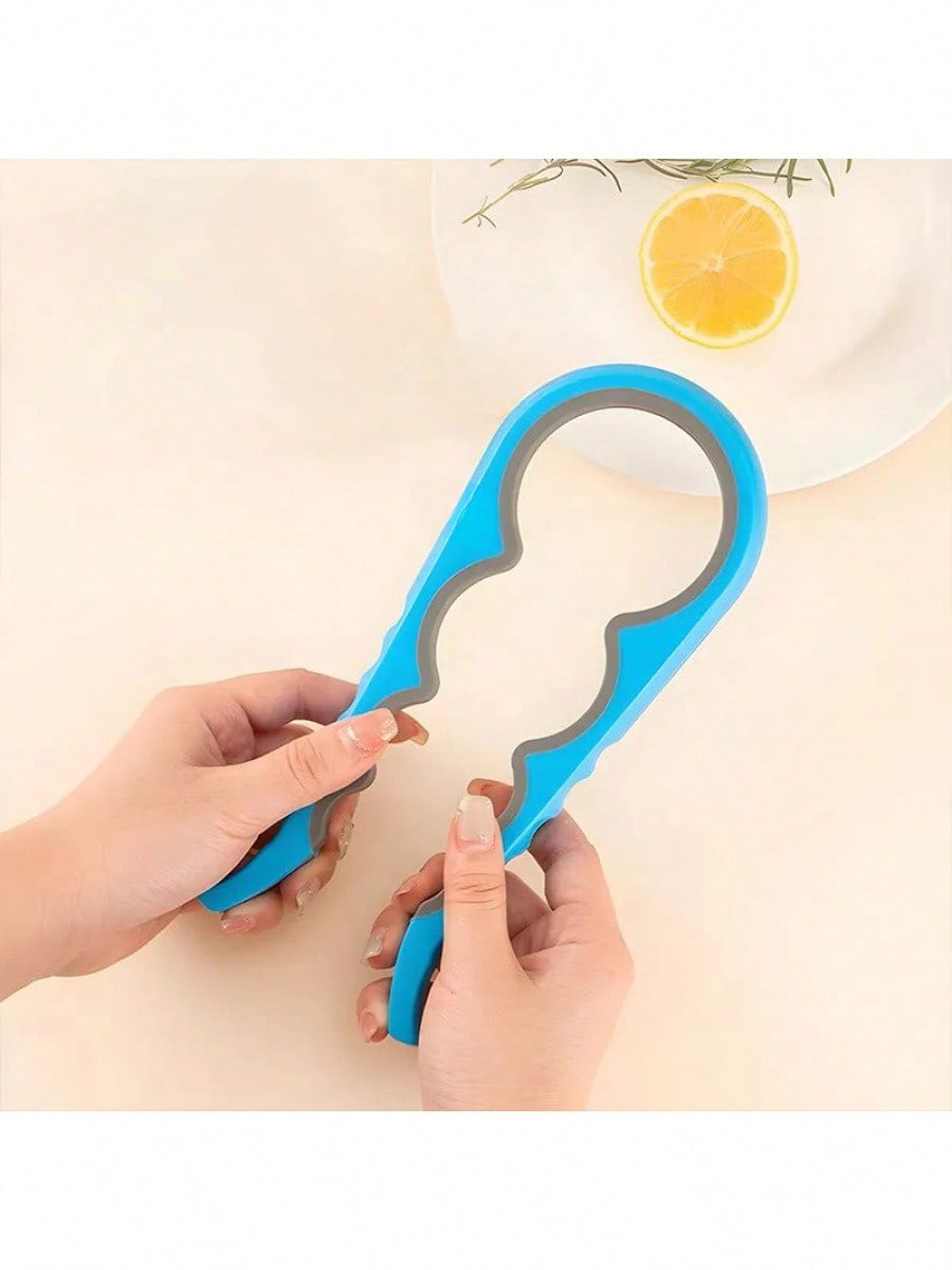4-in-1 Bottle Opener – Multifunctional Anti-Slip Kitchen Tool for Easy Capping & Opening