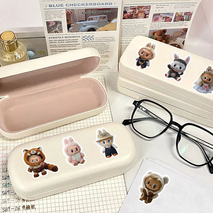 62PCS The Monsters Labubu Plush Cartoon Anime Stickers – Kawaii Decorative Sticker Pack