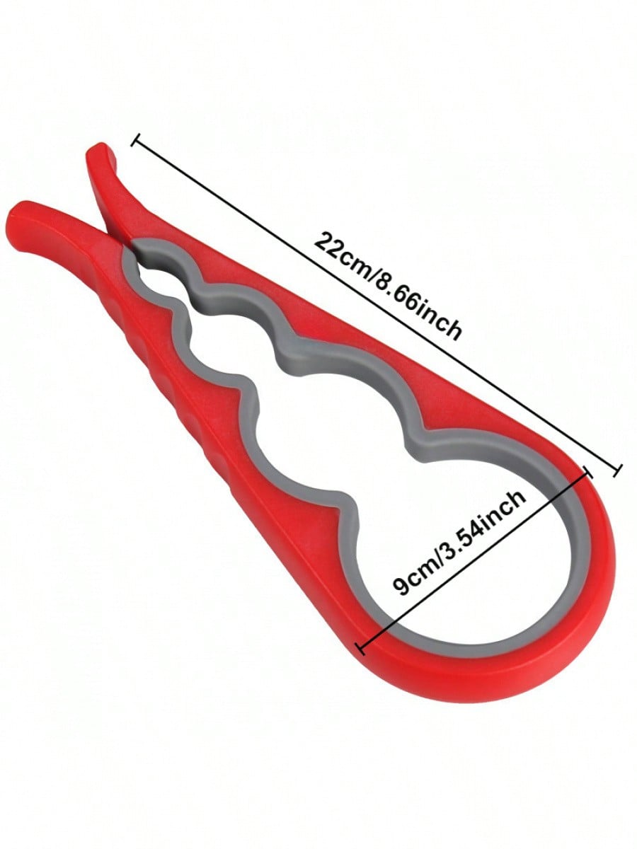 4-in-1 Bottle Opener – Multifunctional Anti-Slip Kitchen Tool for Easy Capping & Opening