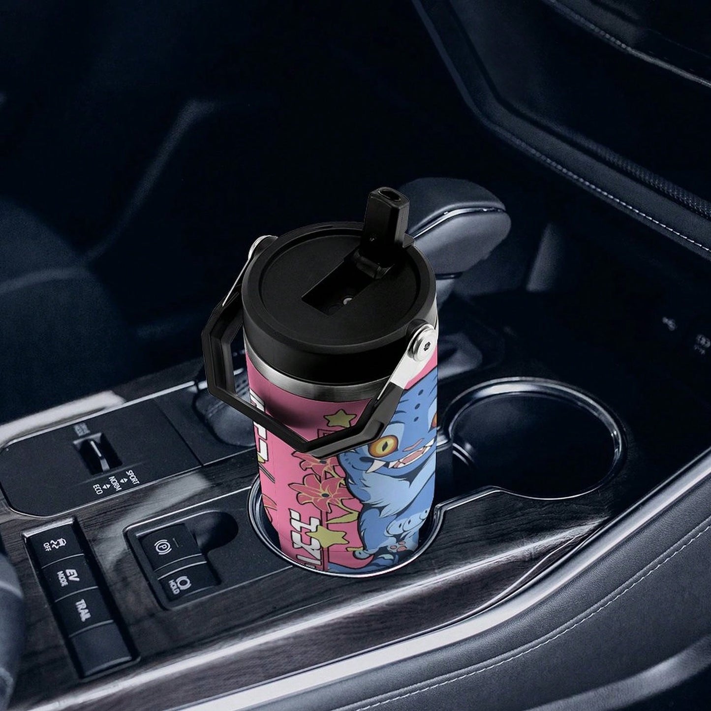 Kpop Themed 30oz Stainless Steel Vacuum Tumbler – Car Cup with Straw & Lid | Gift for Fans