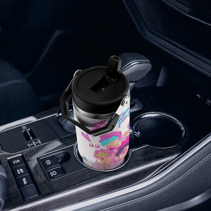 Neon Demon Kpop 30oz Insulated Car Tumbler – Anime Travel Mug with Lid & Straw | Stainless Steel Vacuum Cup