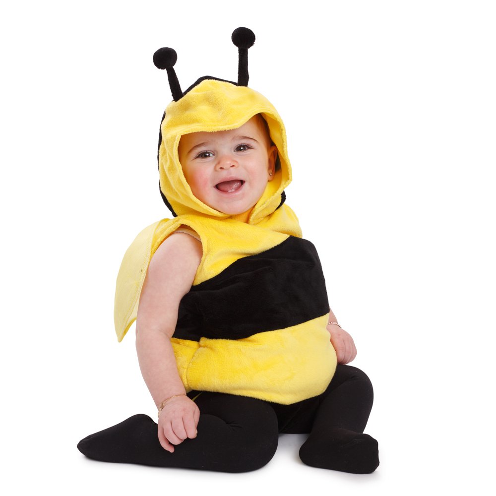 Bee Costume - Baby Fuzzy Bumblebee Costume - Halloween Outfit for Toddlers