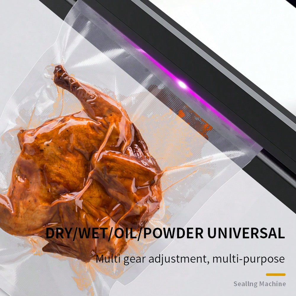 Vacuum Sealer Machine – Automatic Food Sealer with 30pcs Vacuum Bags, Small Household Packaging Machine