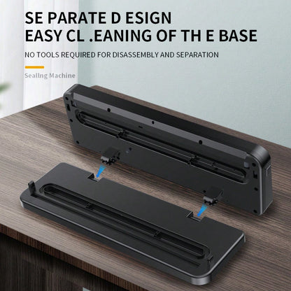 Vacuum Sealer Machine – Automatic Food Sealer with 30pcs Vacuum Bags, Small Household Packaging Machine