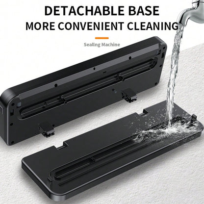 Vacuum Sealer Machine – Automatic Food Sealer with 30pcs Vacuum Bags, Small Household Packaging Machine