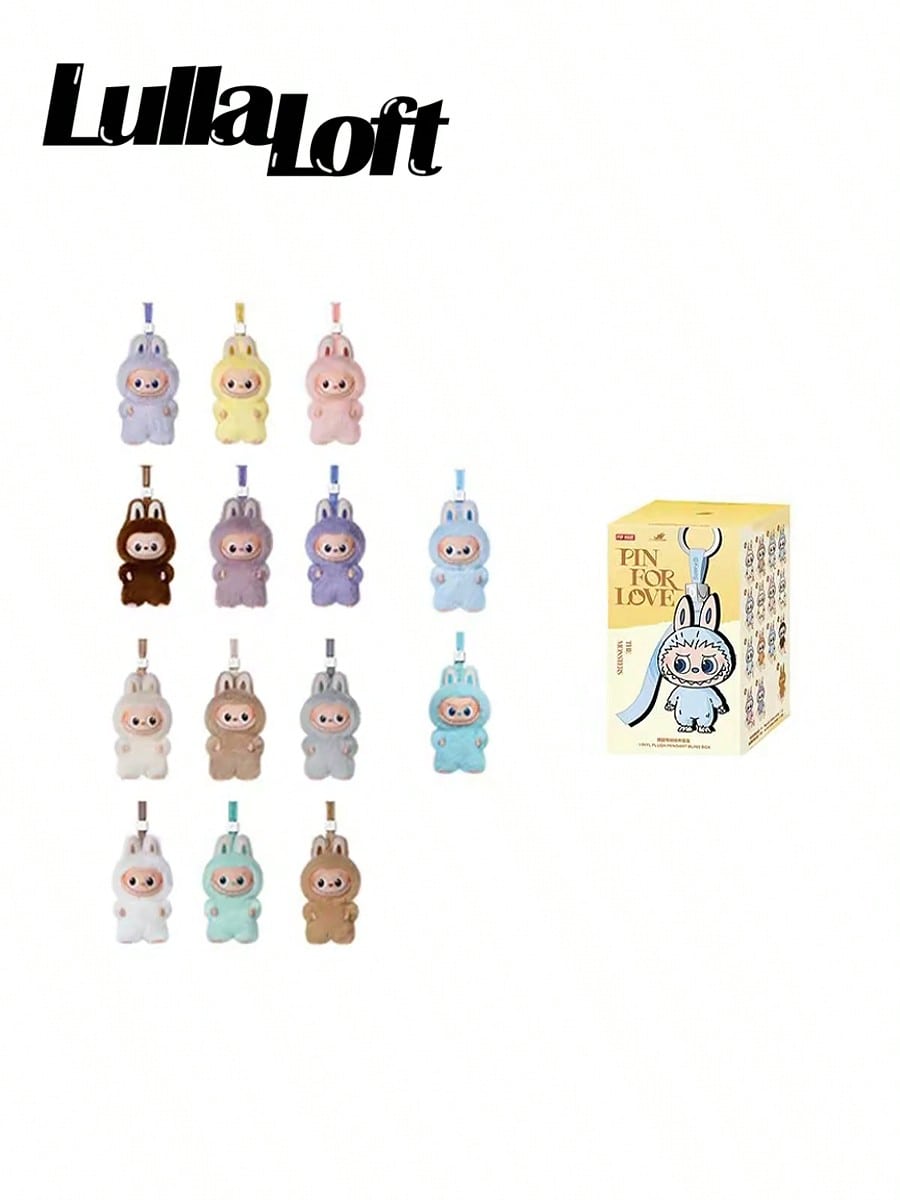 POP MART Labubu The Monsters Heart Code Series – Labubu 4.0 Vinyl Plush Pendant Blind Box (Single)