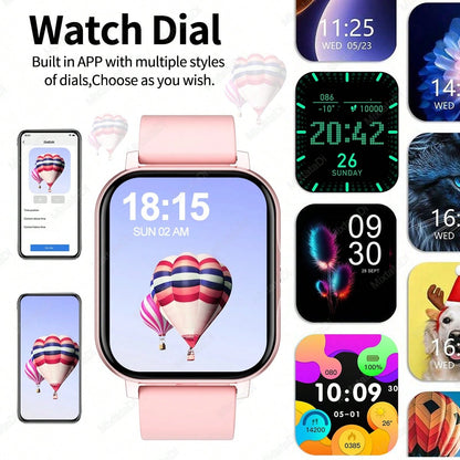 MixtataDi Smart Watch – Multifunctional Sports Smartwatch with Wireless Calls, Music & Notifications (Android/iOS)