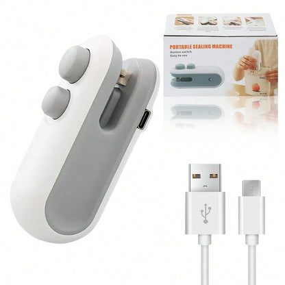 Bag Sealer with Magnetic – Rechargeable Handheld Heat Sealing Machine for Food Freshness & Packaging