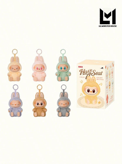POP MART Labubu The Monsters Sit Sit Party Plush Blind Box – Authentic Collectible, Halloween Edition