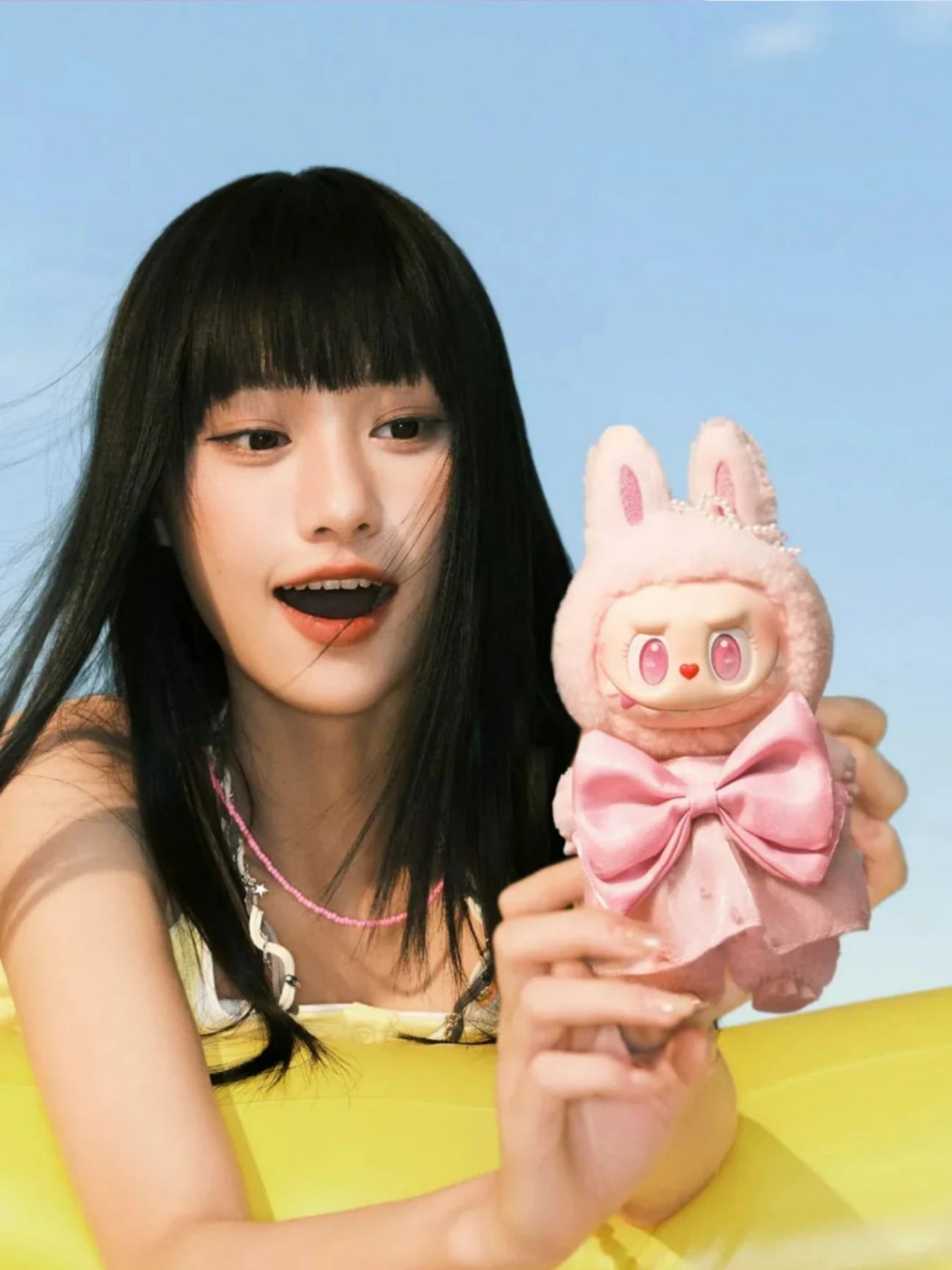 POP MART The Monsters Mokoko – Jump Into Summer Series Vinyl Plush Pendant | PopLand Exclusive