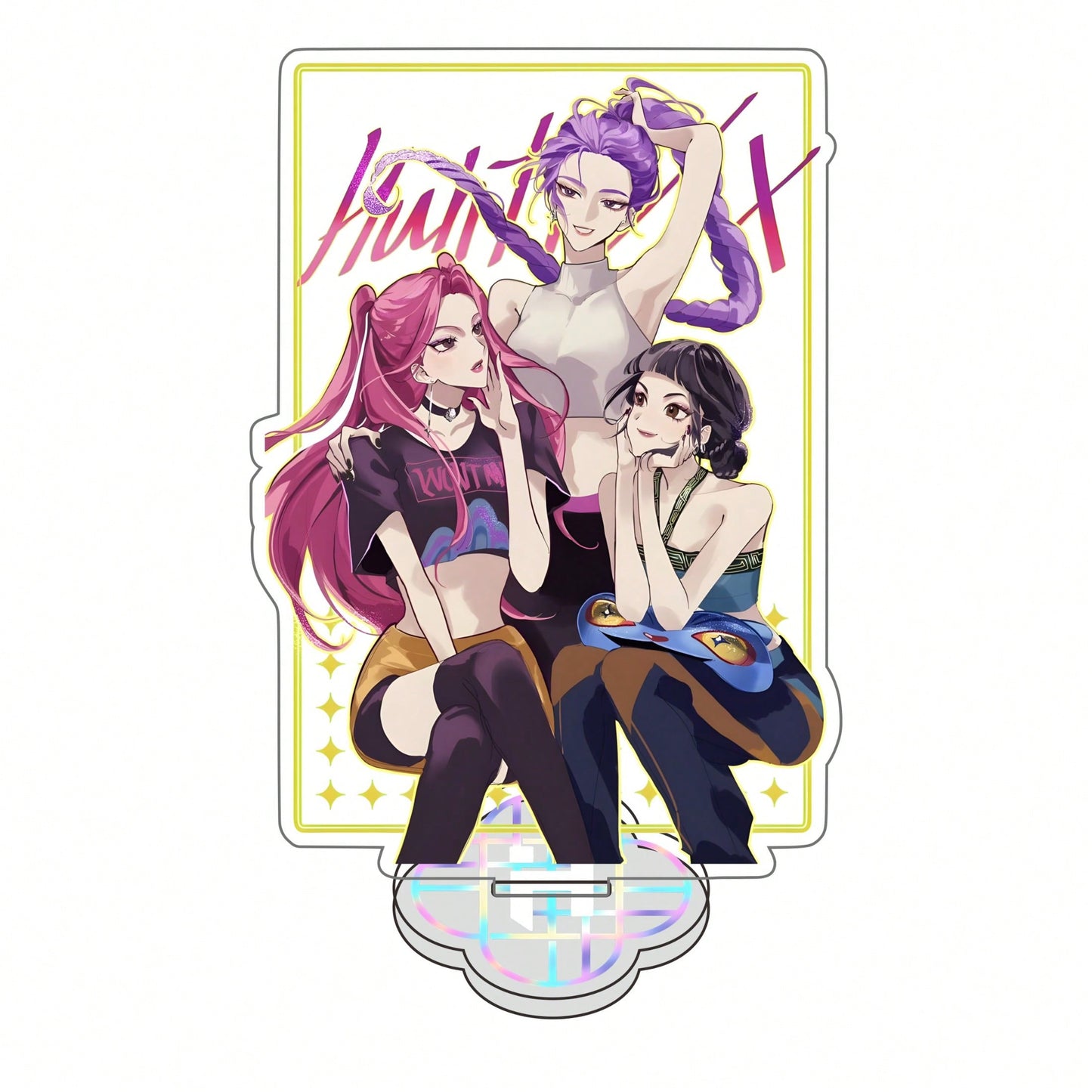 Anime K-pop Hunters Huntress Acrylic Stand – Table Figure Display Decoration, Original Collectible Gift