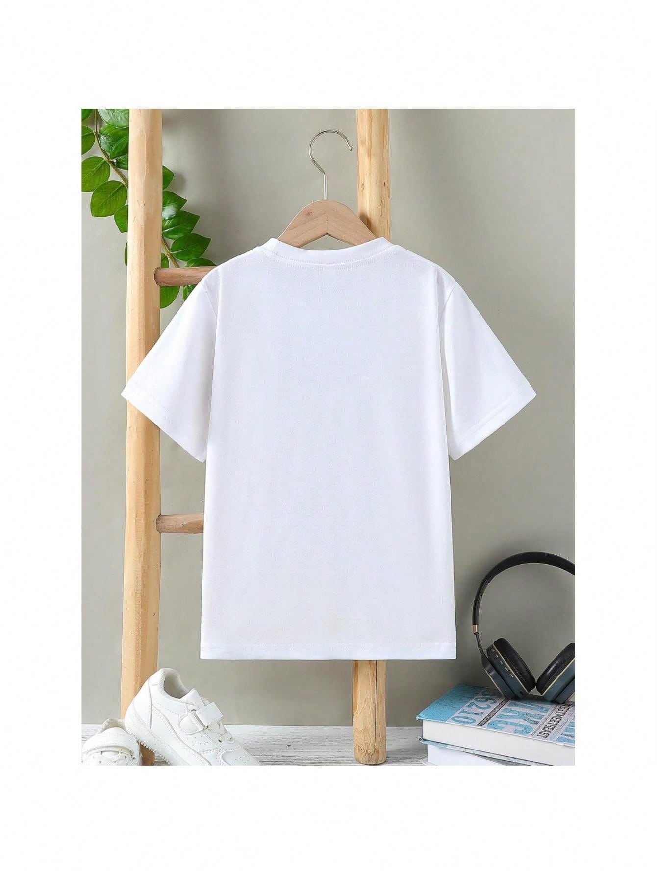 KPOP Demon Hunters Kids Graphic Tee – 100% Cotton Black Round Neck T-Shirt, Back to School Clothes